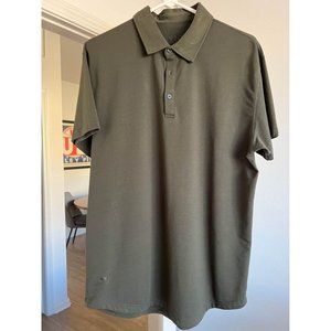 BYLT Premium Basics Drop Cut S/S Polo Lux Size L Forest Green